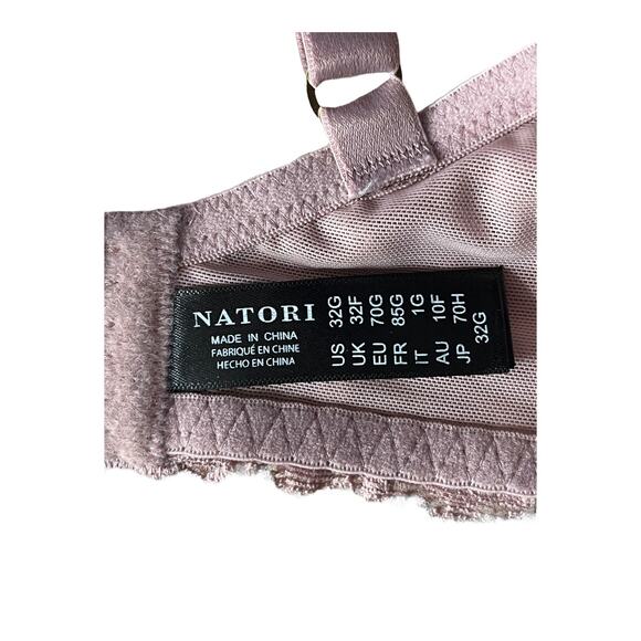 Natori bra 730023 Feathers underwire contour pink size 32G - Picture 5 of 7
